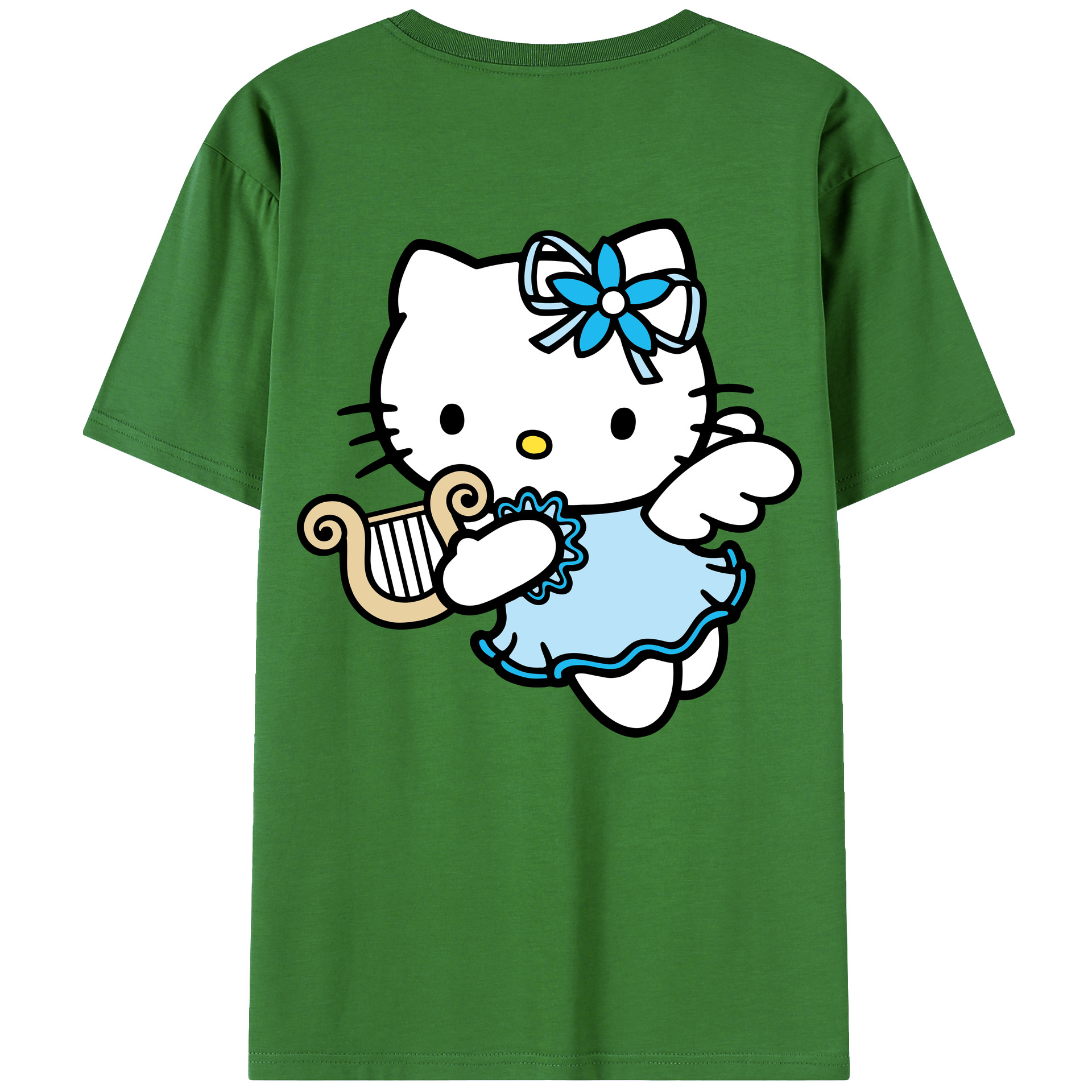 （画像用） Hello Kitty ハローキティ レディース半袖Tシャツ(バックプリント)